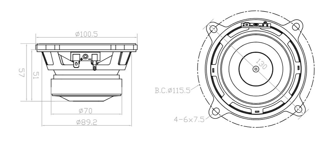 04W19-8CN Mechanical Drawing