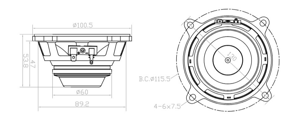 04W25-8CN Mechanical Drawing