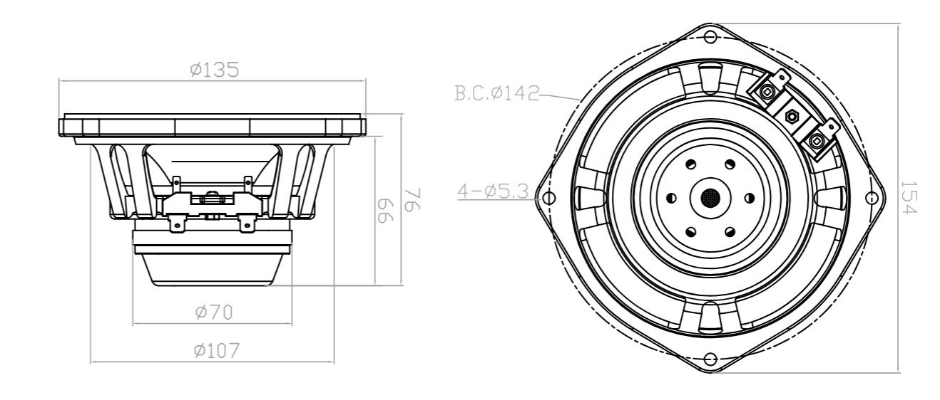 05W35-8NX Mechanical Drawing